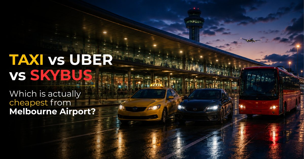 Taxi vs Uber vs Skybus from Melbourne Airport