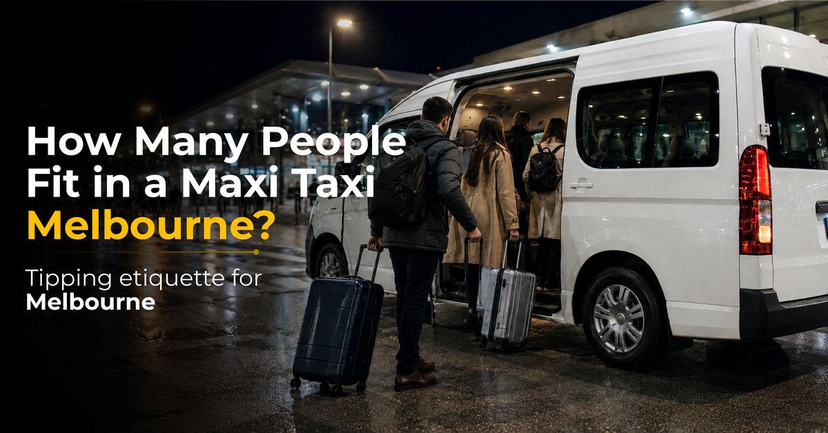 How many people fit in a Melbourne maxi taxi